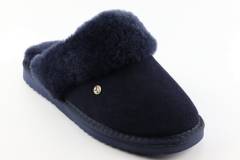 Pantoffels Dames slippers Warmbat Flurry.Navy 321045-33. Direct leverbaar uit de webshop van Reese Schoenmode.
