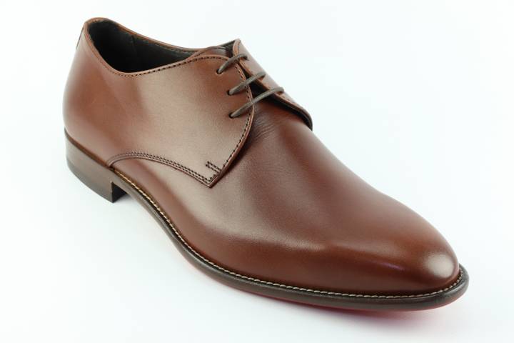 Heren Veterschoenen gekleed Massoni 108.COGNAC. Direct leverbaar uit de webshop van Reese Schoenmode.