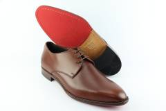 Heren Veterschoenen gekleed Massoni 108.COGNAC. Direct leverbaar uit de webshop van Reese Schoenmode.