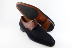 Heren Veterschoenen gekleed Magnanni 18738.AZUL-CONAC. Direct leverbaar uit de webshop van Reese Schoenmode.