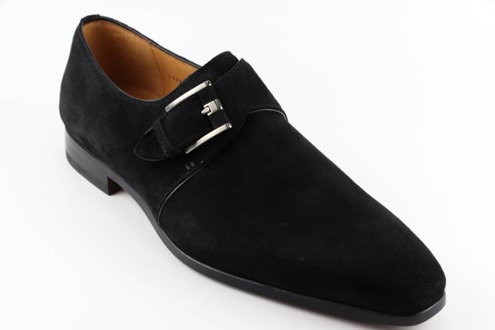 Heren Gesp schoenen Magnanni 16608.Antidifu Nero. Direct leverbaar uit de webshop van Reese Schoenmode.