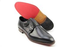 Heren Gesp schoenen Massoni 107.VIT.NERO. Direct leverbaar uit de webshop van Reese Schoenmode.