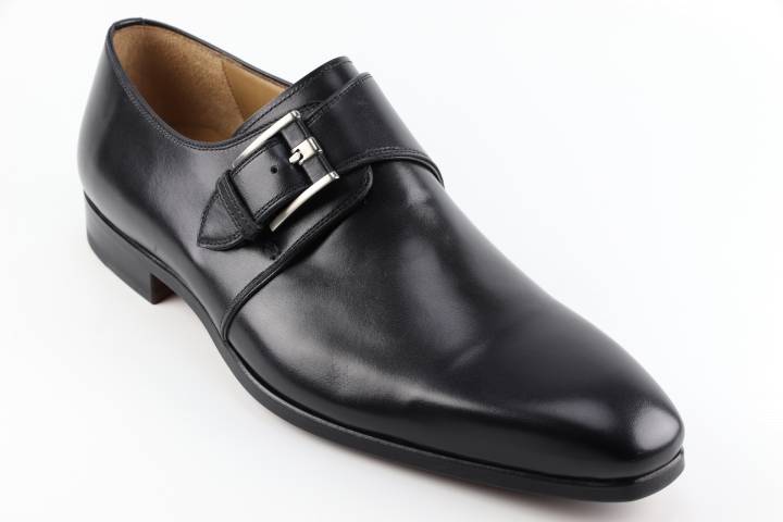 Heren Gesp schoenen Magnanni 16608.Arcade Nero. Direct leverbaar uit de webshop van Reese Schoenmode.