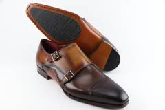 Heren Gesp schoenen Magnanni 22798.WIND MARRON.. Direct leverbaar uit de webshop van Reese Schoenmode.