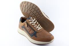 Heren Sneakers/Veterschoen Australian Hatchback 15.1607.01.DF6 Cognac-Blue. Direct leverbaar uit de webshop van Reese Schoenmode.