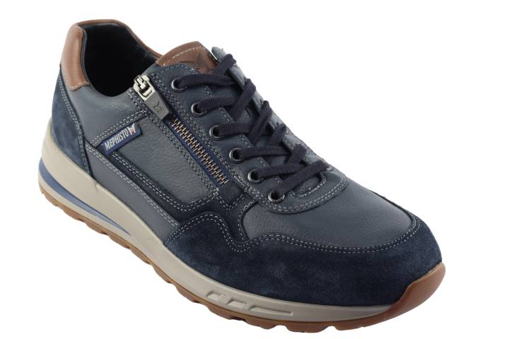 Heren Sneakers/Veterschoen Mephisto Bradley.3655-1545-1535. Direct leverbaar uit de webshop van Reese Schoenmode.