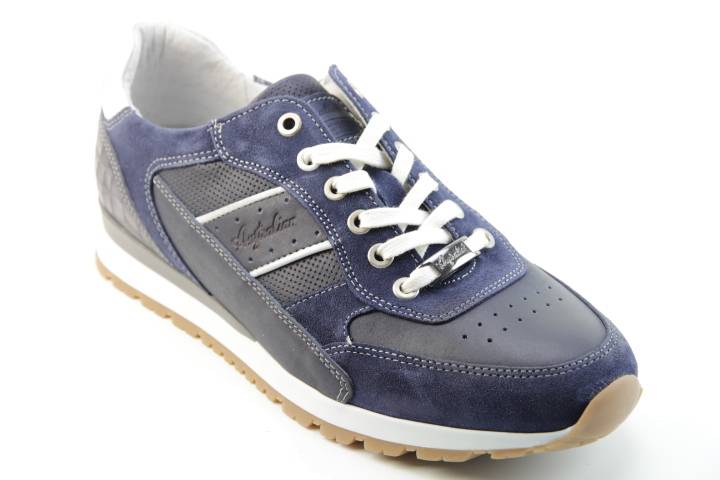 Heren Sneakers/Veterschoen Australian 15.1483.01 ROSETTI.S04 BLUE-WHITE. Direct leverbaar uit de webshop van Reese Schoenmode.