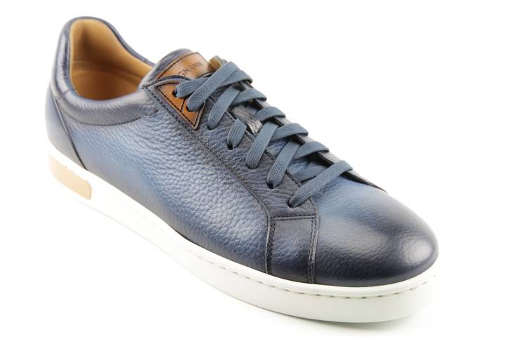 Heren Sneakers/Veterschoen Magnanni 19195.Rugo Azul. Direct leverbaar uit de webshop van Reese Schoenmode.