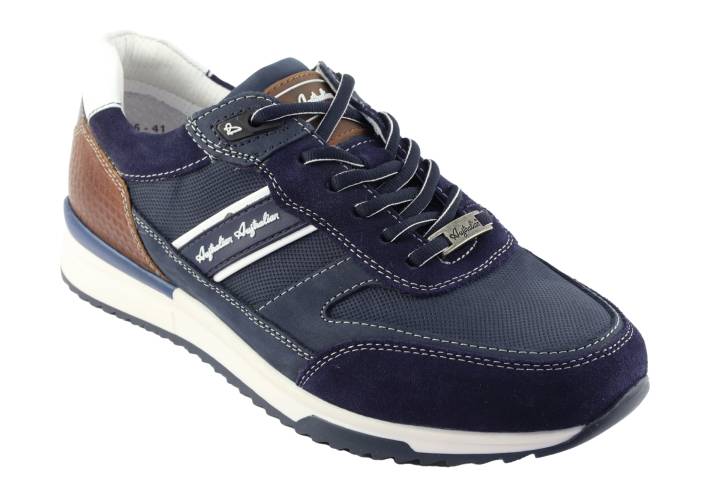 Heren Sneakers/Veterschoen Australian Filmon 15.1600.03.SF5 Mid Blue Cog. Direct leverbaar uit de webshop van Reese Schoenmode.