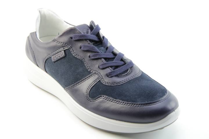 Heren Sneakers/Veterschoen Ecco SOFT7 RUNNER 460644.51803. Direct leverbaar uit de webshop van Reese Schoenmode.