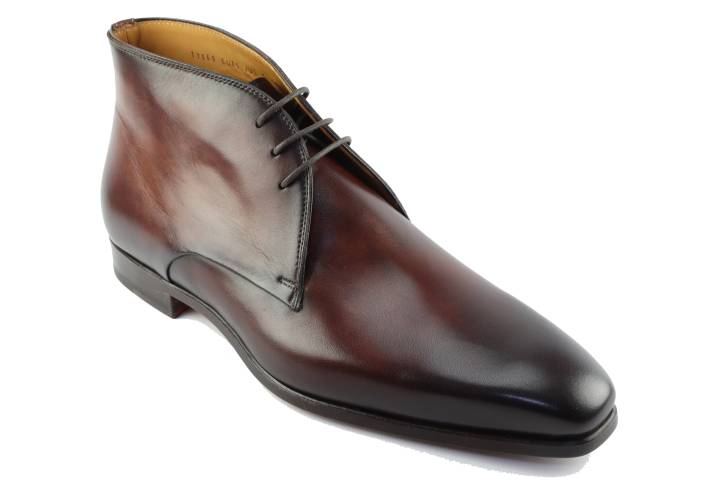 Heren Veterboots Magnanni 17569.Wind Caoba. Direct leverbaar uit de webshop van Reese Schoenmode.