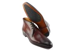 Heren Veterboots Magnanni 17569.Wind Caoba. Direct leverbaar uit de webshop van Reese Schoenmode.