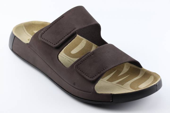 Heren Slippers  Ecco Cozmo 500904.02178. Direct leverbaar uit de webshop van Reese Schoenmode.