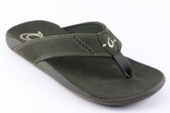 Heren Slippers  Olukai Nui 10239.Island Salt. Direct leverbaar uit de webshop van Reese Schoenmode.