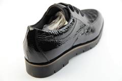 Dames  Sneakers/Veterschoen DL Sport 4949.SWEDEN NERO. Direct leverbaar uit de webshop van Reese Schoenmode.