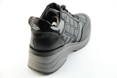 Dames  Sneakers/Veterschoen DL Sport 4872.NERO. Direct leverbaar uit de webshop van Reese Schoenmode.