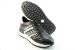 Dames  Sneakers/Veterschoen DL Sport 4877.BARON NERO. Direct leverbaar uit de webshop van Reese Schoenmode.