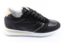 Dames  Sneakers/Veterschoen Via Vai Nora 58097.02-900 Com.Nero. Direct leverbaar uit de webshop van Reese Schoenmode.