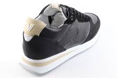 Dames  Sneakers/Veterschoen Via Vai Nora 58097.02-900 Com.Nero. Direct leverbaar uit de webshop van Reese Schoenmode.