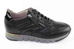 Dames  Sneakers/Veterschoen DL Sport 5426.Logic Nero. Direct leverbaar uit de webshop van Reese Schoenmode.