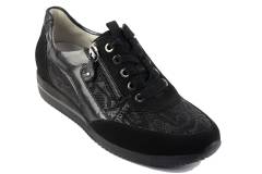 Dames  Sneakers/Veterschoen Waldlaufer Himona 980008.415-991. Direct leverbaar uit de webshop van Reese Schoenmode.