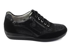 Dames  Sneakers/Veterschoen Waldlaufer Himona 980008.415-991. Direct leverbaar uit de webshop van Reese Schoenmode.