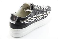 Dames  Sneakers/Veterschoen DL Sport 4213.VITELLO NERO. Direct leverbaar uit de webshop van Reese Schoenmode.