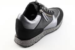 Dames  Sneakers/Veterschoen  DL Sport 6026.NERO C.D.Fucile. Direct leverbaar uit de webshop van Reese Schoenmode.