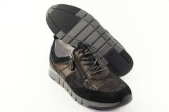 Dames  Sneakers/Veterschoen Waldlaufer H-Petra 908009.301-709. Direct leverbaar uit de webshop van Reese Schoenmode.