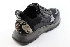 Dames  Sneakers/Veterschoen DL Sport 6055.Nero C.D.Fucile. Direct leverbaar uit de webshop van Reese Schoenmode.