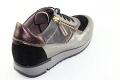 Dames  Sneakers/Veterschoen DL Sport 5421.Mars Peltho/Nero. Direct leverbaar uit de webshop van Reese Schoenmode.