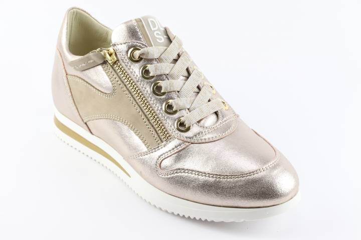 Dames  Sneakers/Veterschoen DL Sport 5668.Mars Platino. Direct leverbaar uit de webshop van Reese Schoenmode.