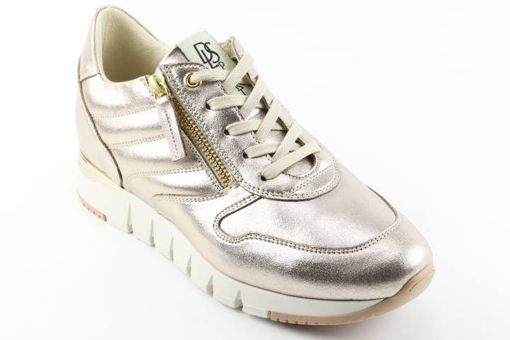 Dames  Sneakers/Veterschoen DL Sport 5236.Mars Platino. Direct leverbaar uit de webshop van Reese Schoenmode.
