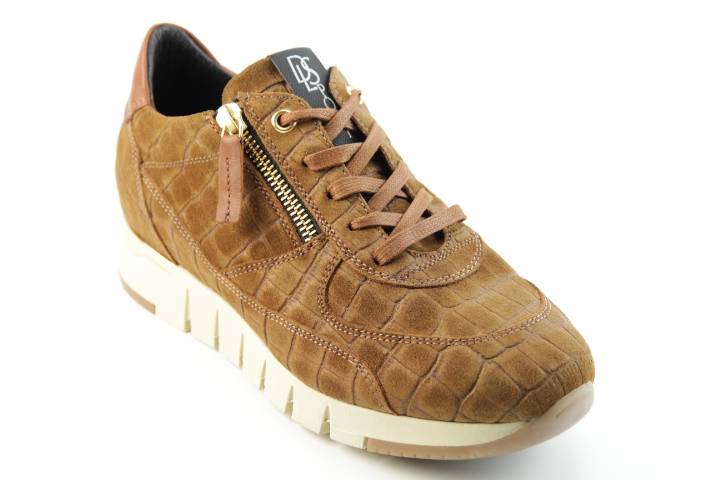 Dames  Sneakers/Veterschoen DL Sport 4823.COCCO V.CUOIO. Direct leverbaar uit de webshop van Reese Schoenmode.