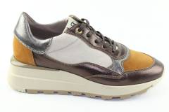 Dames  Sneakers/Veterschoen DL Sport 5471.Mars Bronzo Ambra. Direct leverbaar uit de webshop van Reese Schoenmode.