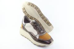 Dames  Sneakers/Veterschoen DL Sport 5471.Mars Bronzo Ambra. Direct leverbaar uit de webshop van Reese Schoenmode.