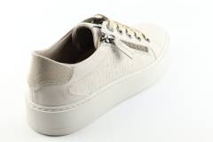 Dames  Sneakers/Veterschoen DL Sport 5405.Vit.Latte. Direct leverbaar uit de webshop van Reese Schoenmode.