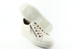 Dames  Sneakers/Veterschoen DL Sport 5405.Vit.Latte. Direct leverbaar uit de webshop van Reese Schoenmode.