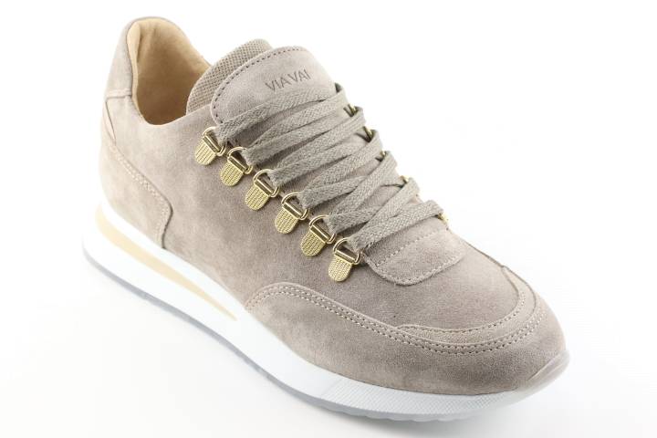 Dames  Sneakers/Veterschoen Via Vai Nora 57056.03-521 Tortara Platino. Direct leverbaar uit de webshop van Reese Schoenmode.