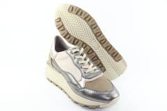 Dames  Sneakers/Veterschoen DL Sport 5471.Mars Peltro Tartufo. Direct leverbaar uit de webshop van Reese Schoenmode.