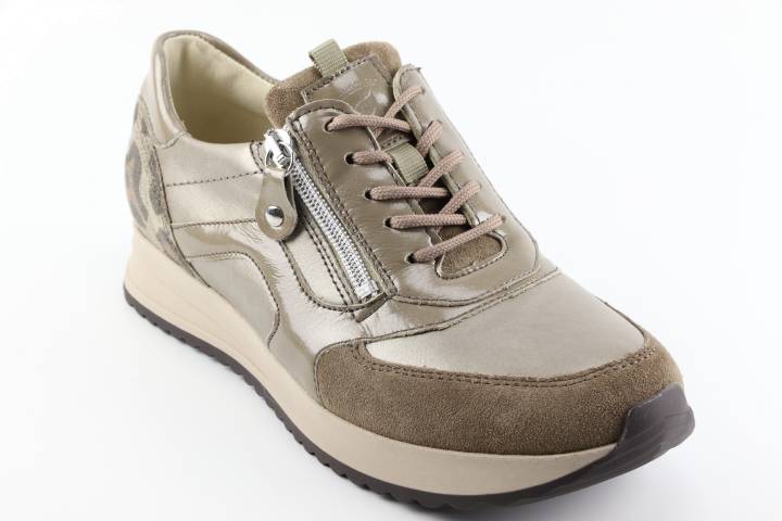 Dames  Sneakers/Veterschoen  Waldlaufer H-Vicky 752004.700-135. Direct leverbaar uit de webshop van Reese Schoenmode.