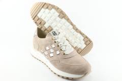 Dames  Sneakers/Veterschoen DL Sport 5263.Genico Sabbia. Direct leverbaar uit de webshop van Reese Schoenmode.