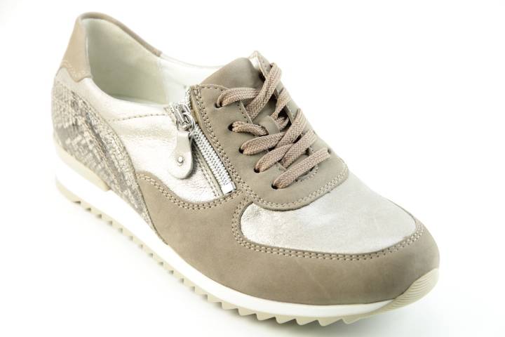 Dames  Sneakers/Veterschoen  Waldlaufer Hurly 370013.514-320. Direct leverbaar uit de webshop van Reese Schoenmode.