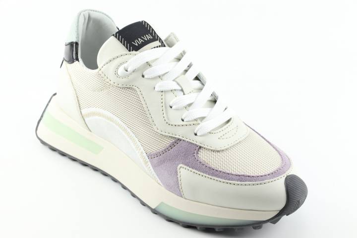 Dames  Sneakers/Veterschoen Via Vai Posy 58134.01-411 Com.Magnolia. Direct leverbaar uit de webshop van Reese Schoenmode.
