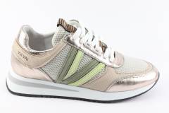 Dames  Sneakers/Veterschoen Via Vai Nora 60009.02-800 Platino. Direct leverbaar uit de webshop van Reese Schoenmode.