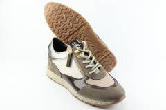 Dames  Sneakers/Veterschoen  DL Sport 6026.Fumo Combi. Direct leverbaar uit de webshop van Reese Schoenmode.
