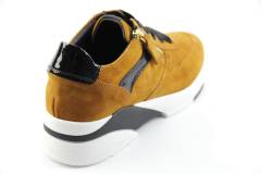 Dames  Sneakers/Veterschoen  DL Sport 4510.VELOUR ZAFFER. Direct leverbaar uit de webshop van Reese Schoenmode.
