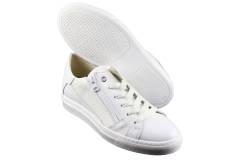 Dames  Sneakers/Veterschoen DL Sport 5619.Vit.Bianco. Direct leverbaar uit de webshop van Reese Schoenmode.