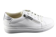 Dames  Sneakers/Veterschoen DL Sport 5603.Lodi Bianco. Direct leverbaar uit de webshop van Reese Schoenmode.