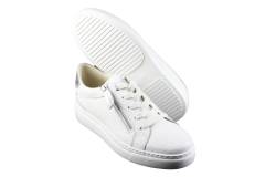 Dames  Sneakers/Veterschoen DL Sport 5603.Lodi Bianco. Direct leverbaar uit de webshop van Reese Schoenmode.